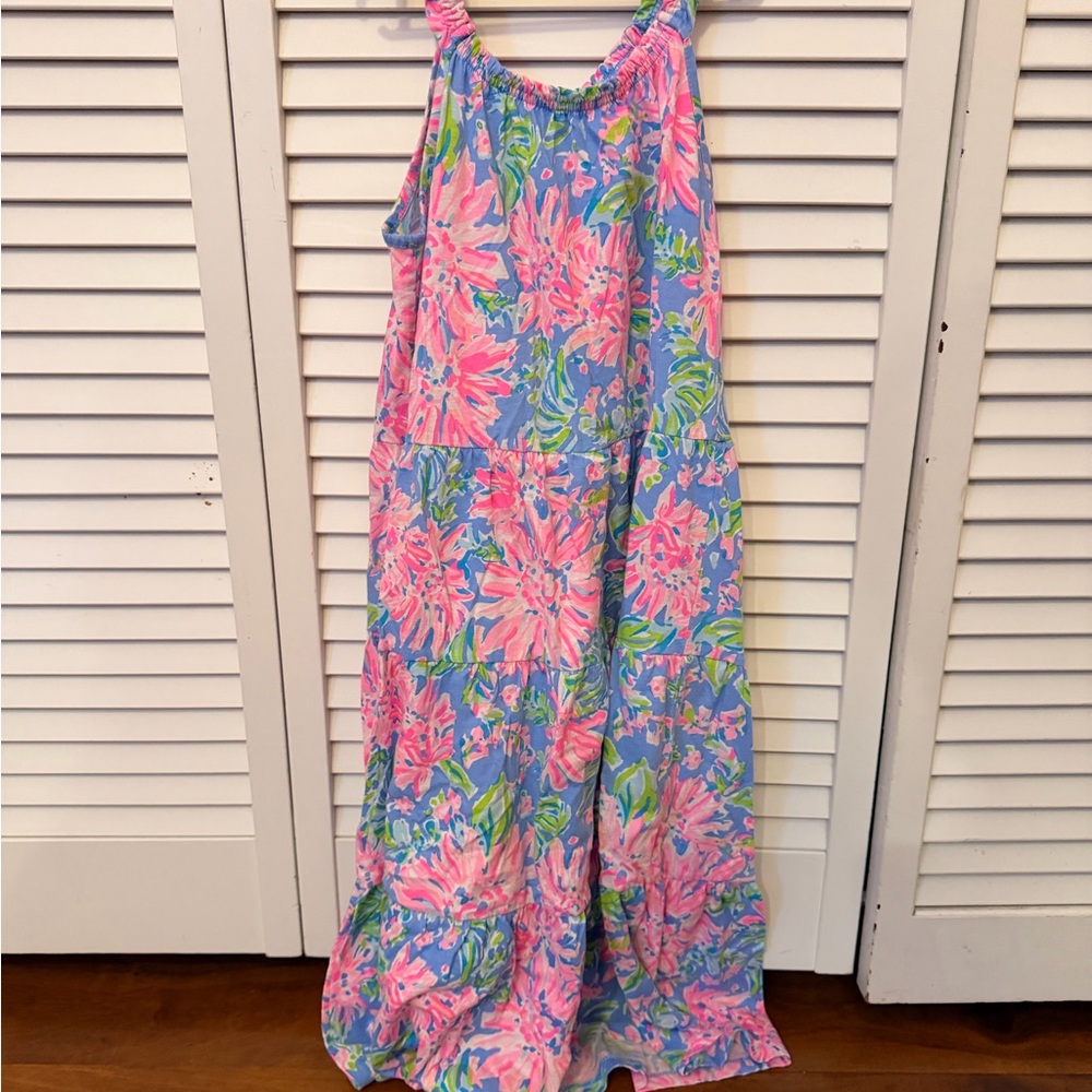 Girls Lilly Pulitzer Pastel Floral Dress